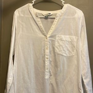 Old navy linen shirt size medium